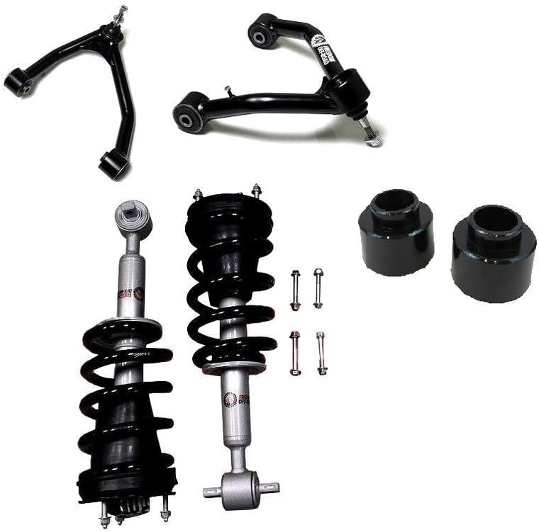 3 Inch Lift Kit Front Struts w/ Rear Lift Spacers, and Control Arms Freedom Off-Road