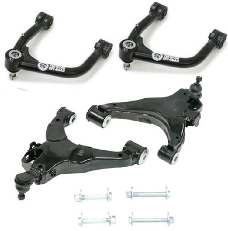 Front Upper and Lower Control Arms for 2-4 Inch Lift Freedom Offroad Front Upper and Lower Control Arms for 2-4 Inch Lift Freedom Offroad