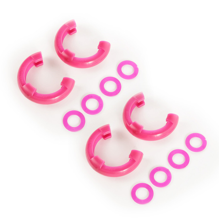 Rugged Ridge 3/4in Pink D-Ring Isolator Kit
