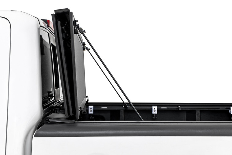 Hard Tri-Fold Flip Up Bed Cover | 5' Bed | Nissan Frontier 2WD/4WD (05-21) Hard Tri-Fold Flip Up Bed Cover | 5' Bed | Nissan Frontier 2WD/4WD (05-21)