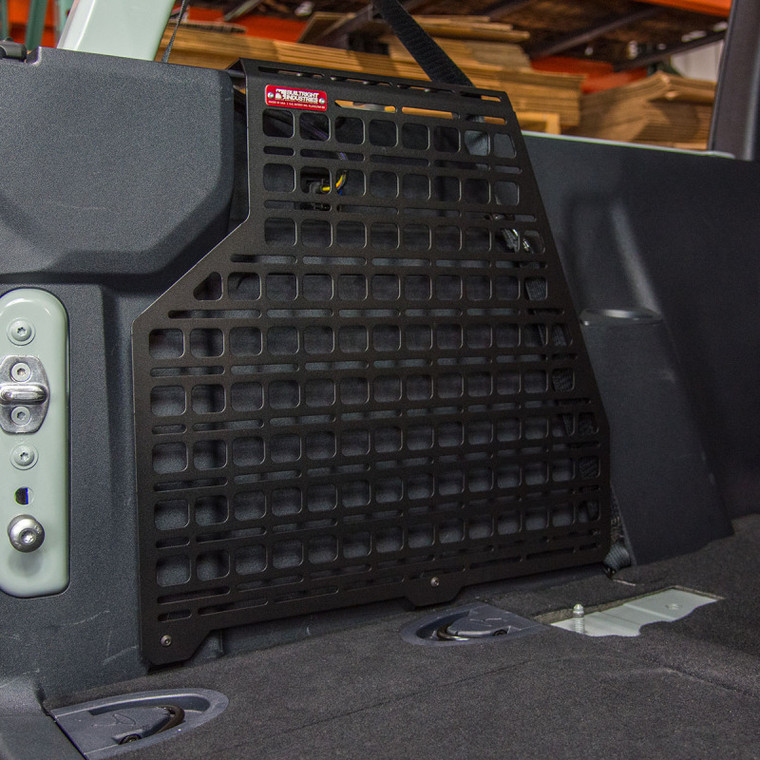 BuiltRight Industries 2021+ Ford Bronco 2dr MOLLE Compatible Cargo Panel - Driver Side Panel ONLY