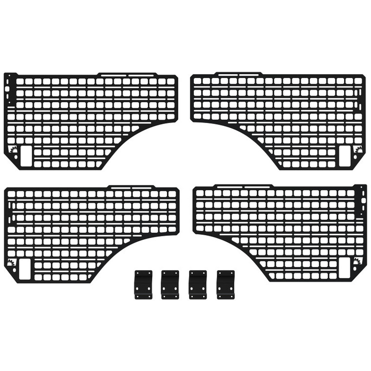 BuiltRight Industries 09-19 RAM 1500/2500 (6ft 4in Bed) Full Bedside Rack - 4pc Set