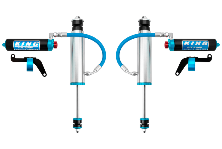 King Shocks 1997+ Nissan Patrol Y61 Front 3.0 Dia Remote Res Shock 0-2in Lift w/Adj/Brkt (Pair)