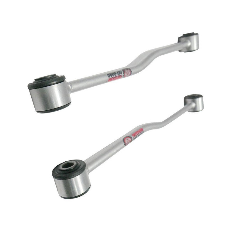 Front Extended Zinc-Nickel Sway Bar End Links for 2-3.5 Inch Lift 99-04 Jeep Grand Cherokee Freedom Off-Road Front Extended Zinc-Nickel Sway Bar End Links for 2-3.5 Inch Lift 99-04 Jeep Grand Cherokee Freedom Off-Road