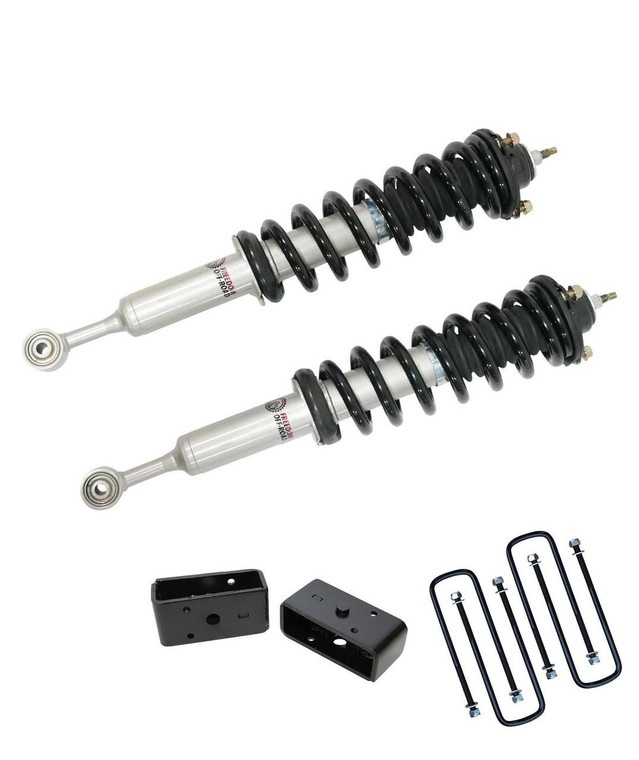 Front 2 Inch Lift Struts w/ Rear 2 Inch Blocks 2007-2021 Toyota Tundra Freedom Off-Road
