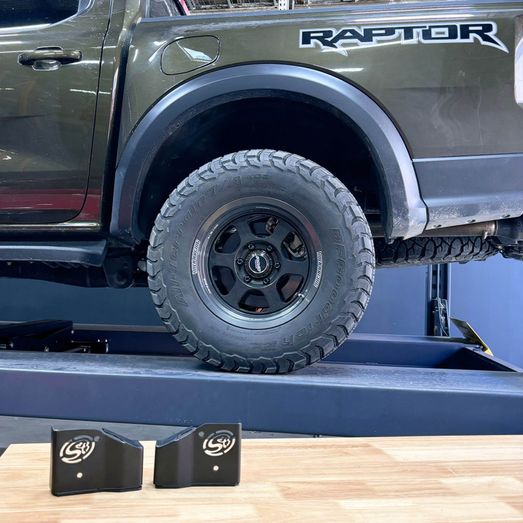 S&B TRAILING ARM SENSOR GUARDS FOR 2024-2025 FORD RANGER RAPTOR 3.0L V6