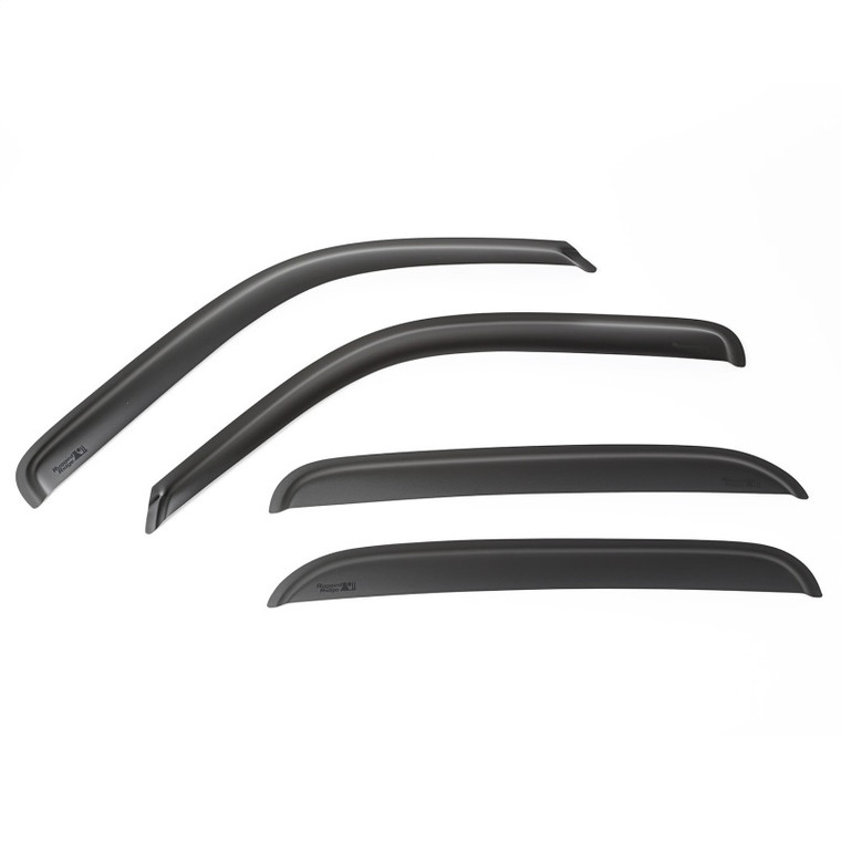 Rugged Ridge Window Visor Kit Black 99-07 GM Pickup & SUV