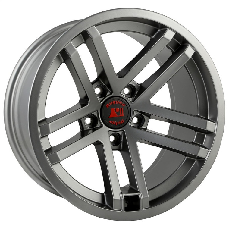 Rugged Ridge Jesse Spade Wheel 17X9 Satin Gun Metal JK/JL/JT