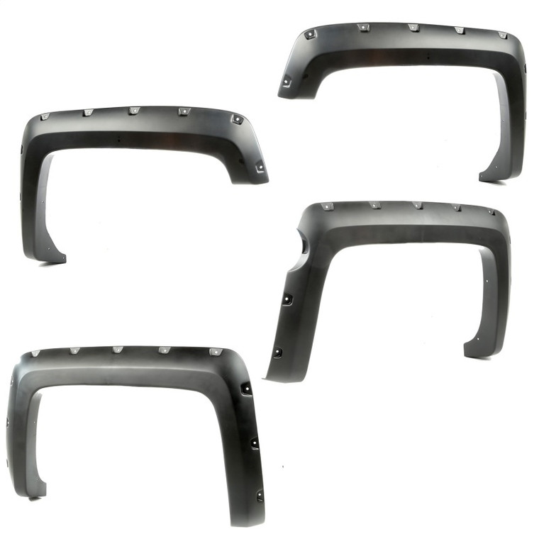 Rugged Ridge Fender Flare Kit Black 14-17 Chev 1500 Short Bed