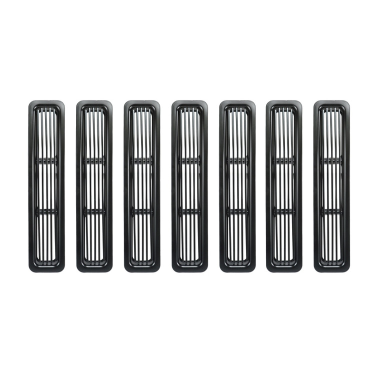 Rugged Ridge Billet Grille Inserts Black 97-06 Jeep Wrangler