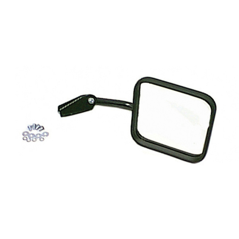 Rugged Ridge 55-86 CJ Right Mirror Head/Arm w/ Convex Mirror Kit