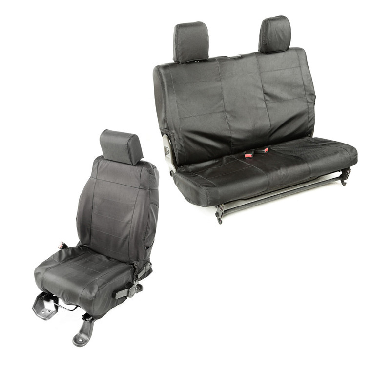 Rugged Ridge Ballistic Seat Cover Set 07-10 Jeep Wrangler JK 2Door