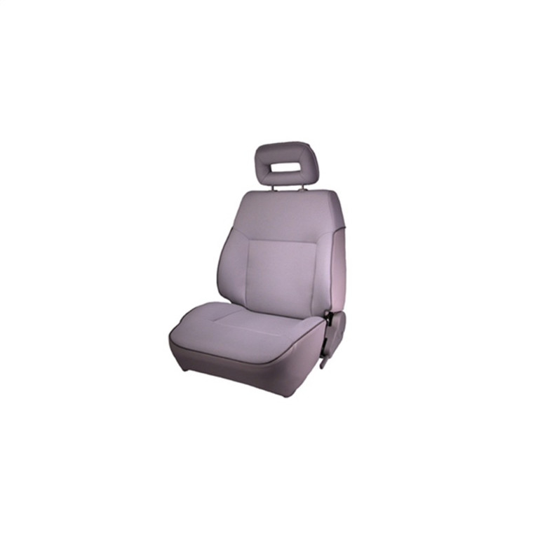 Rugged Ridge High-Back Front Seat L-side Reclinable Gray 86-95 Sa