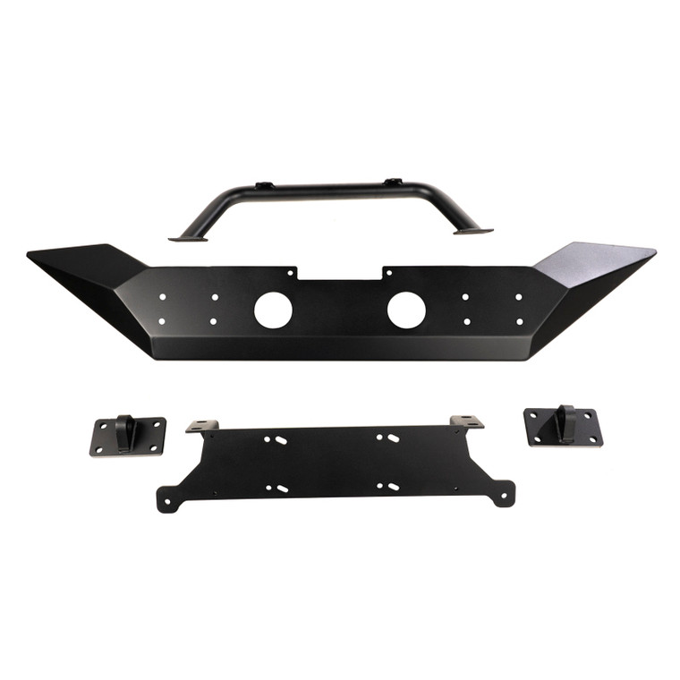 Rugged Ridge Spartan Front Bumper HCE W/Overrider 07-18 Jeep Wrangler JK