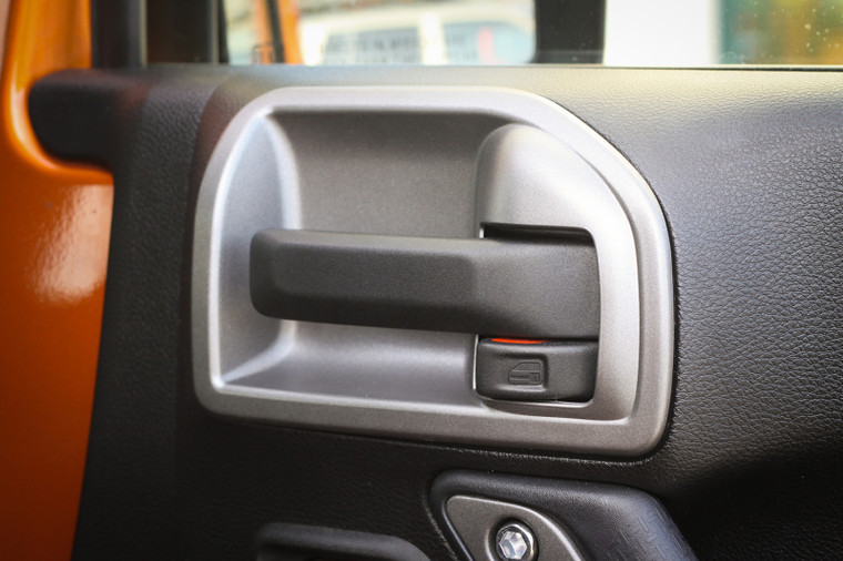Rugged Ridge 11-13 Jeep Wrangler JK Silver Front or Rear Door Latch Trim