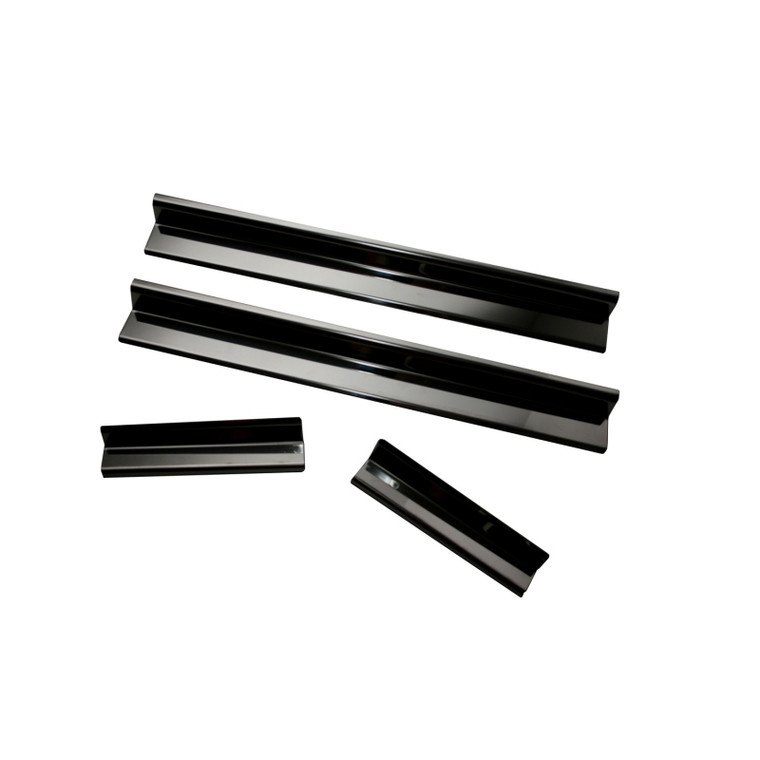 Rugged Ridge 07-18 Jeep Wrangler Unlimited JK Black Door Entry Guard Set
