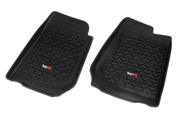 Rugged Ridge Floor Liner Front Black 2007-2018 Jeep Wrangler Unlimited JK 4 Dr 12920.02