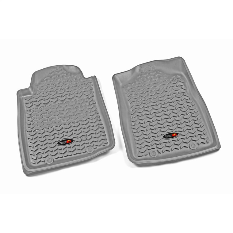 Rugged Ridge Floor Liner Front Gray 2012-2015 Toyota Tacoma Regular / Access / Double Cab
