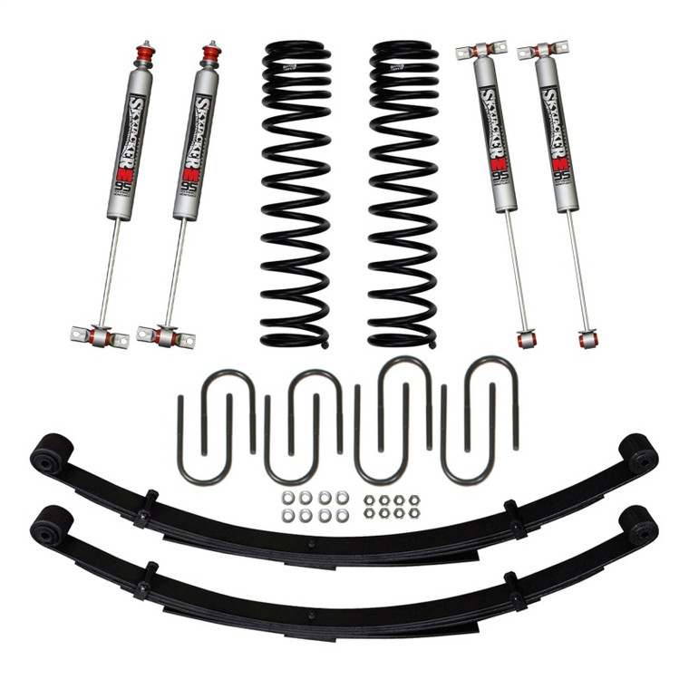 Skyjacker 1984-2001 Jeep Cherokee (XJ) 3 in. Dual Rate Long Travel Suspension Lift Kit w/ M95 Shock