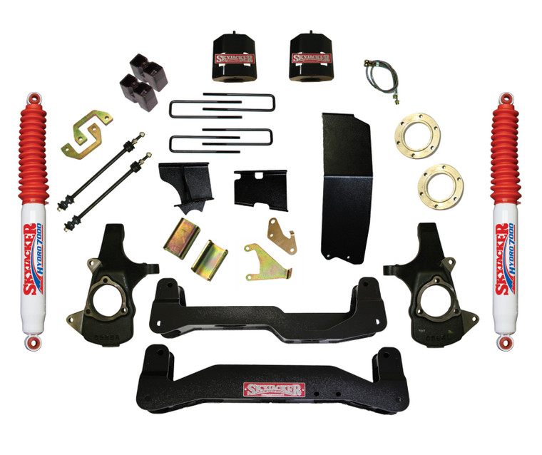 Skyjacker Suspension Lift Kit w/ Shock 2014-2014 Chevrolet Silverado 1500 4 Wheel Drive