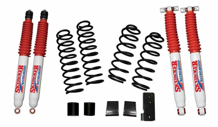 Skyjacker Suspension Lift Kit w/ Shock 2007-2017 Jeep Wrangler (JK) JK200BPNSR