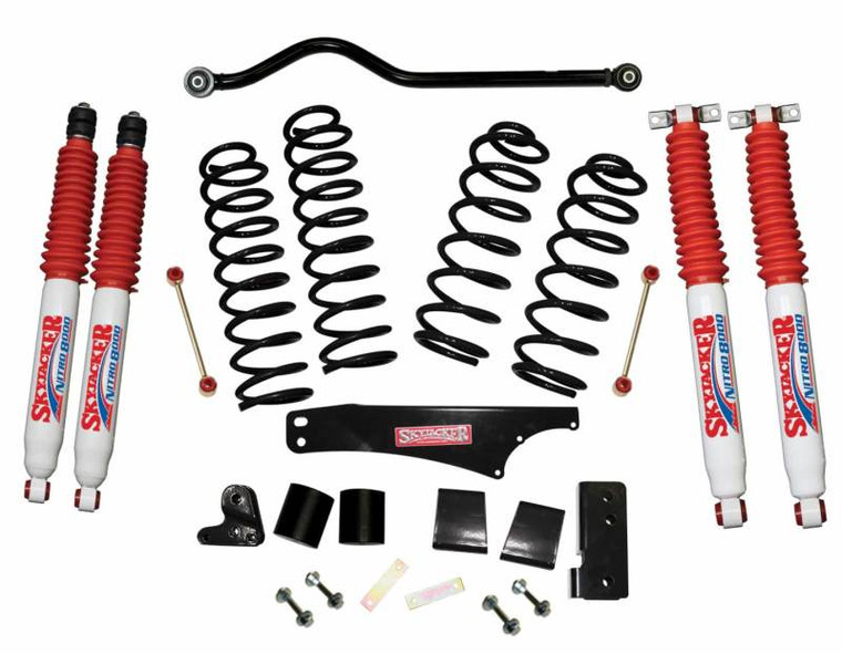 Skyjacker Suspension Lift Kit w/ Shock 2007-2017 Jeep Wrangler (JK) JK350BPNSR