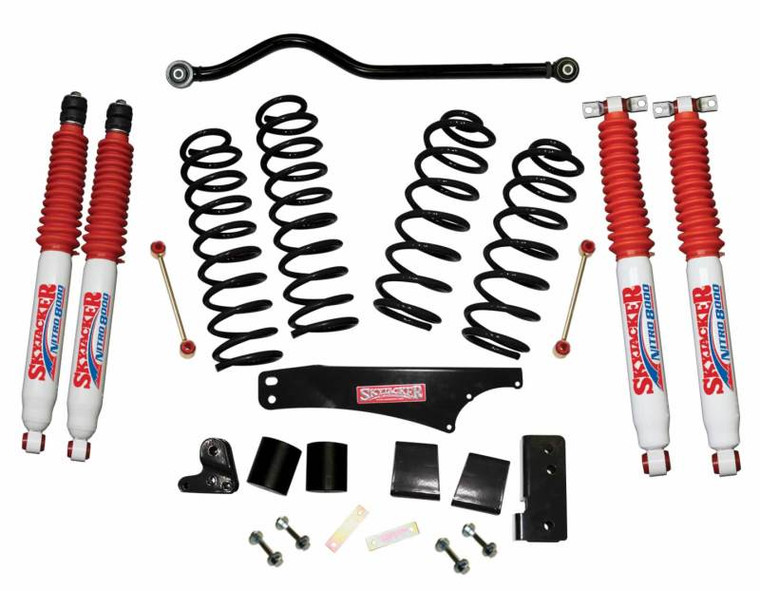 Skyjacker Suspension Lift Kit w/ Shock 2007-2017 Jeep Wrangler (JK) JK40BPNSR