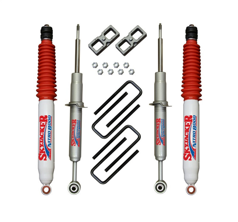 Skyjacker Suspension Lift Kit w/ Shock 2007-2016 Toyota Tundra 4 Wheel Drive Rear Wheel Drive TU730STBN