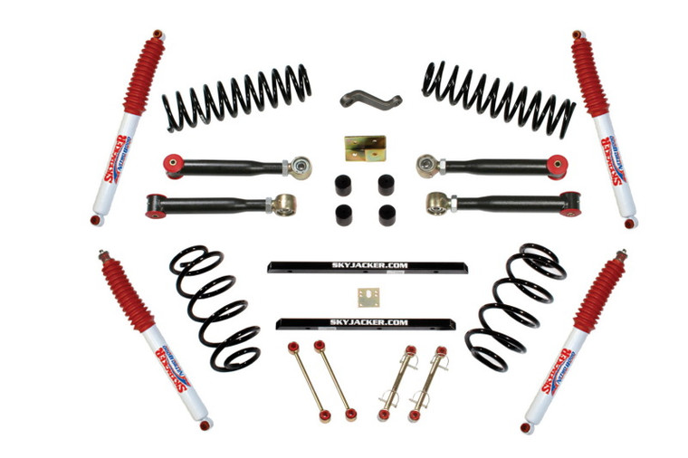 Skyjacker Suspension Lift Kit w/ Shock 1997-2002 Jeep Wrangler (TJ) TJ401BPHX