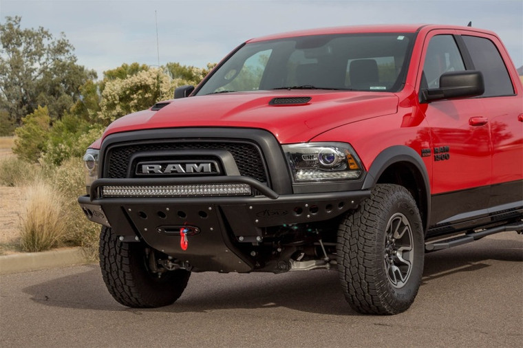 Addictive Desert Designs 15-18 RAM 1500 Stealth R Front Bumper w/ Winch Mount