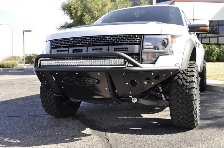 Addictive Desert Designs 10-14 Ford F-150 Raptor Stealth Front Bumper w/ Stealth Panels