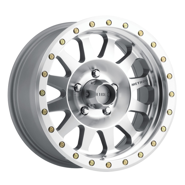 Method MR304 Double Standard 20x10 -18mm Offset 5x5 94mm CB Machined/Clear Coat Wheel
