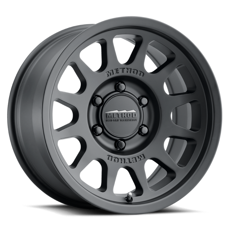 Method MR703 17x8.5 0mm Offset 6x5.5 106.25mm CB Matte Black Wheel