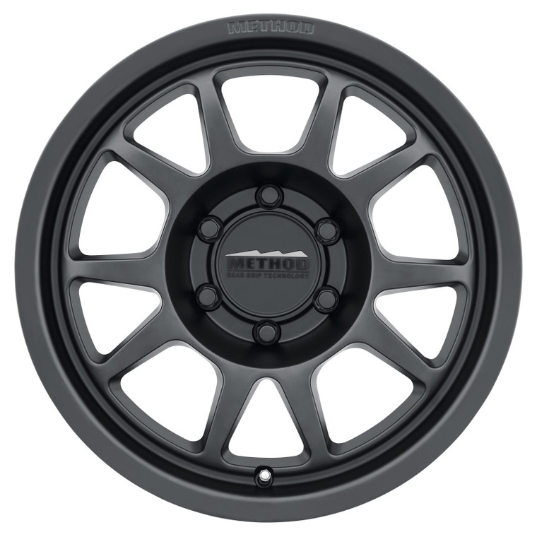 Method MR702 17x8.5 0mm Offset 6x135 87mm CB Matte Black Wheel