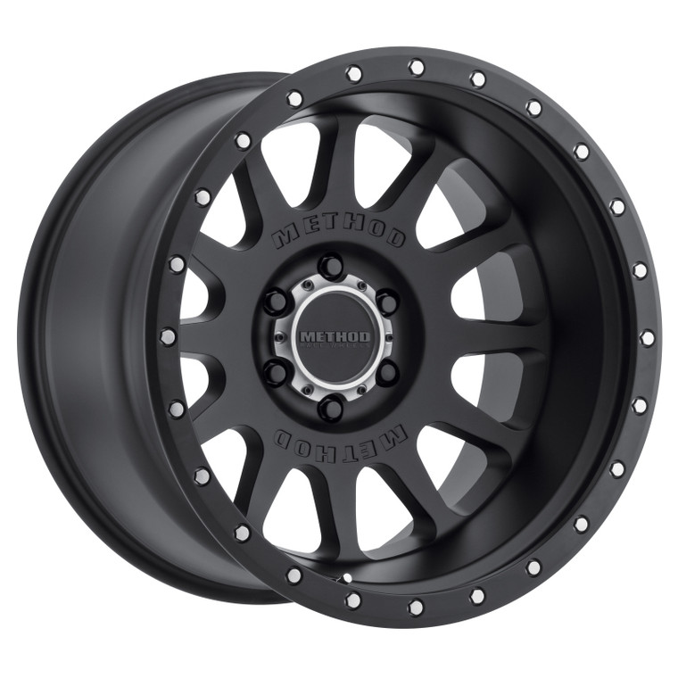 Method MR605 NV 20x9 -12mm Offset 6x135 87mm CB Matte Black Wheel