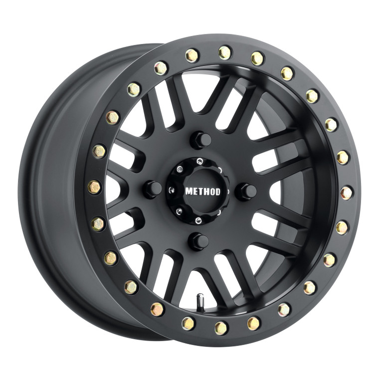 Method MR406 UTV Beadlock 14x10 5+5/-2mm Offset 4x156 132mm CB Matte Black w/BH-H20875 Wheel