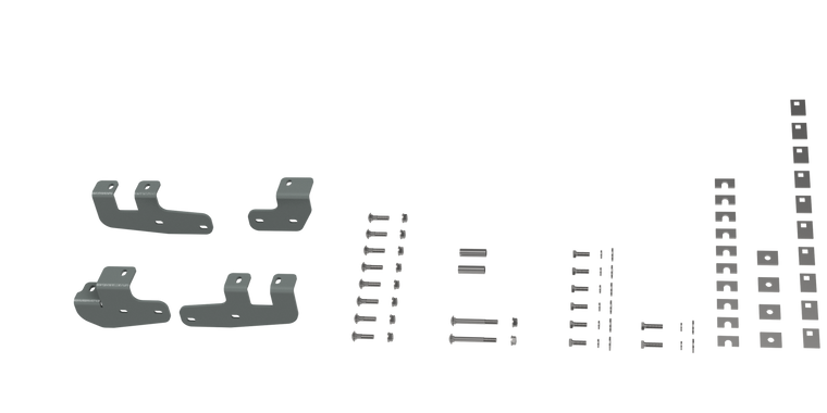 Custom Installation Kit For Universal Mounting Rails For Some RAM Trucks