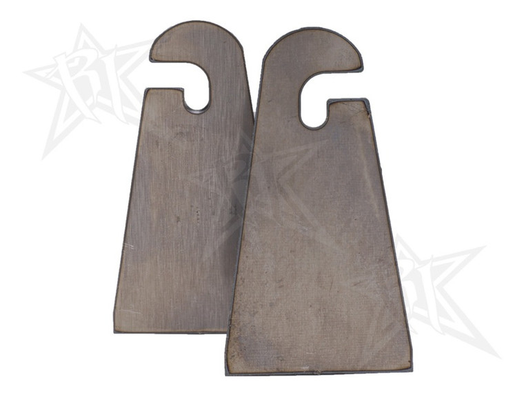 Rigid Industries Weld-On Slotted Tab (Pair) - Flat Base