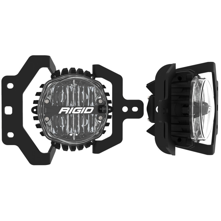 Rigid Industries 360-Series 4in LED SAE J583 Fog Light - 2018+ Jeep JL Sport/Sport S - White (Pair)