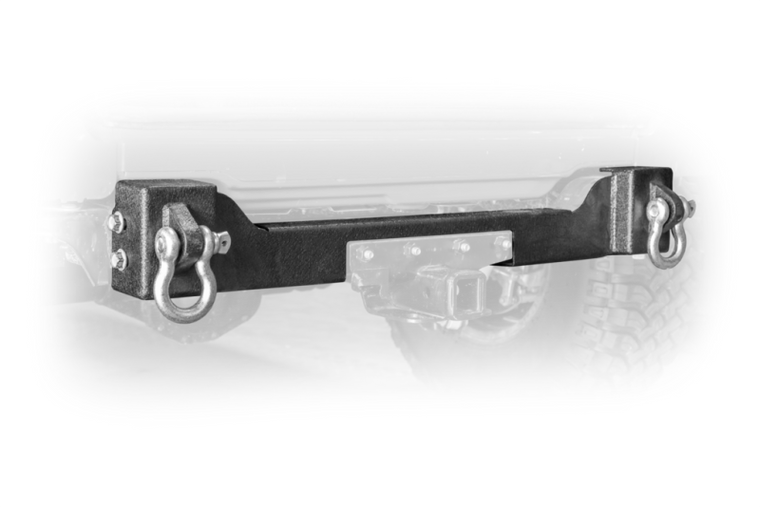DV8 Offroad 2018+ Jeep Wrangler JL Rear Bumper Crossmember w/ Recovery Shackles