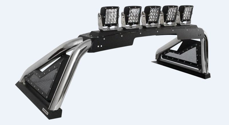 Go Rhino 19-20 Chevy 1500 Sport Bar 2.0 Complete Kit w/Sport Bar + Retractable Light Mnt 911610PS
