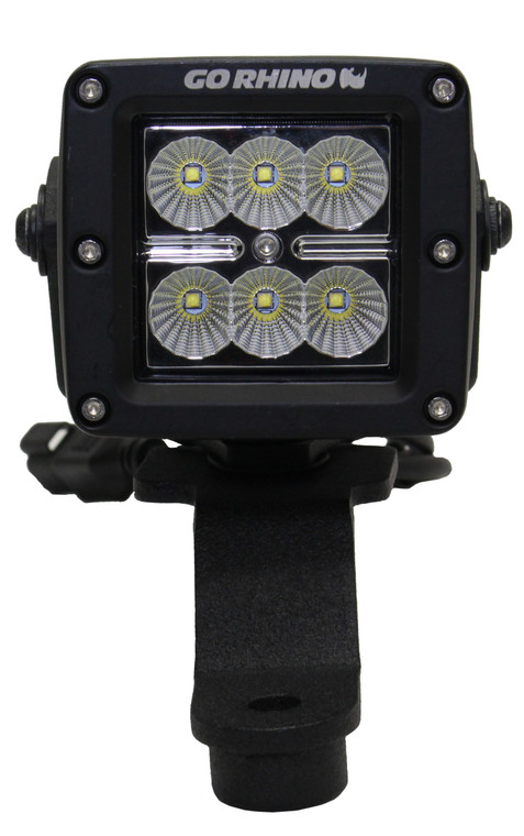 Go Rhino 18-20 Jeep Wrangler JL/JLU/Gladiator JT Light Mount - 3in Cube 730030T