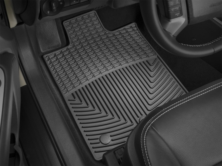 WeatherTech 11-12 Toyota Sienna Front/Rear/and Rear Rubber Mats - Black