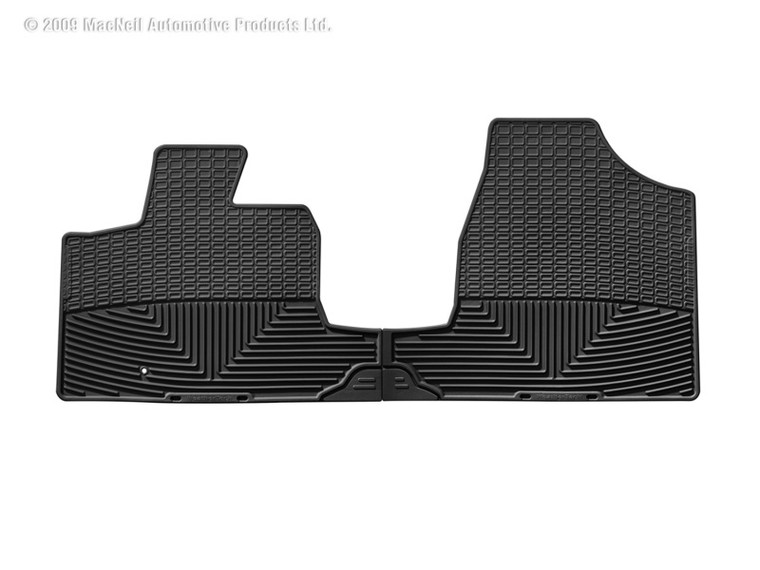 WeatherTech 08+ Chrysler Town & Country Front Rubber Mats - Black