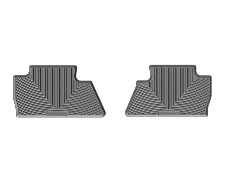 WeatherTech 14+ Chevrolet Silverado Rear Rubber Mats - Black W311GR