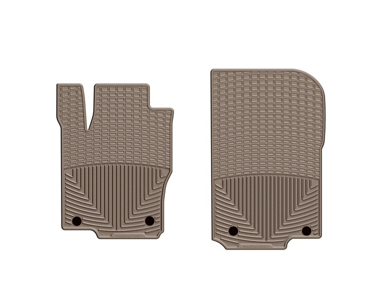 WeatherTech 12+ Mercedes-Benz ML-Class Front Rubber Mats - Tan