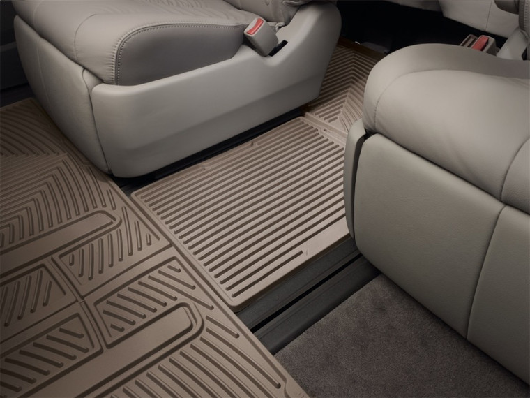 WeatherTech 11+ Toyota Sienna Rear Rubber Mats - Tan W247TN