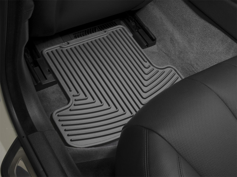 WeatherTech 03 Mercedes-Benz E-Class Sedan Front and Rear Rubber Mats - Black