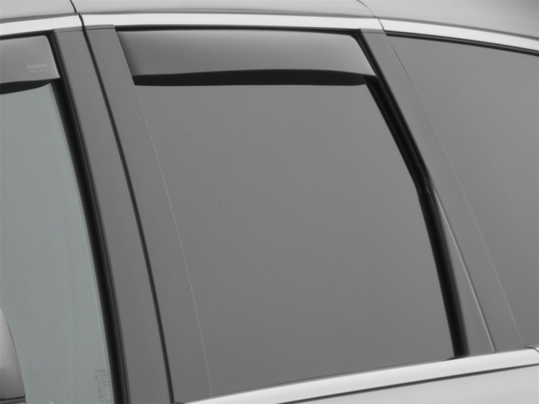 WeatherTech 11+ Jeep Grand Cherokee Rear Side Window Deflectors - Dark Smoke