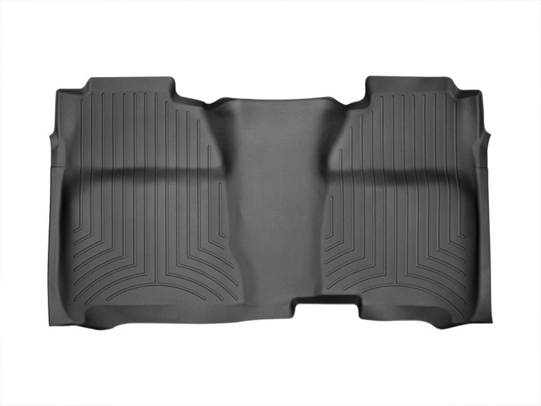 WeatherTech 14+ Chevrolet Silverado Rear FloorLiner - Black 445422